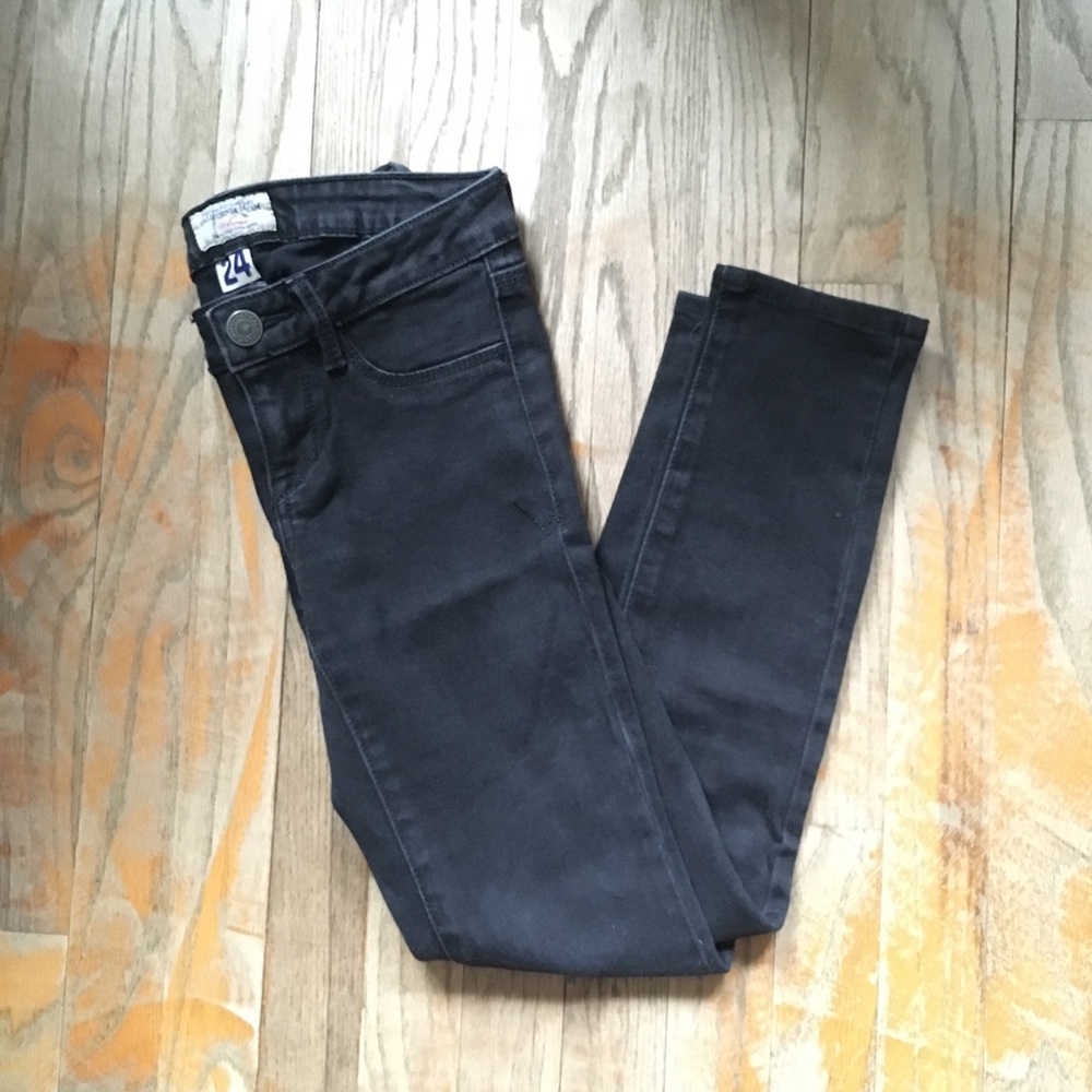 Who.A.U Black Skinny Jeans